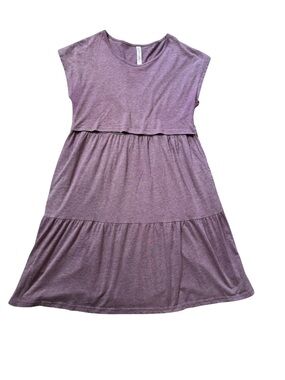 Latched Mama Postpartum Nursing Mini Dress size M